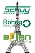 Gemeinsam mit unseren Schwesterunternehmen Roehrig-Recycling und Born-Recycling recyclen wir jeden Monat mehr als die im Eiffelturm verbaute Stahlmenge von ca. 7.300 Tonnen.